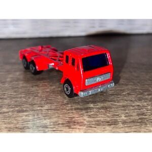 Matchbox Superfast #42 Mercedes Container Truck 1976 Lesney Cab Only Loose EUC